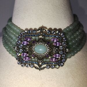 Heidi Daus Beaded Choker Necklace